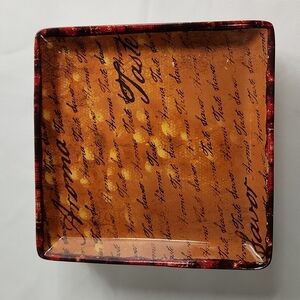 Tastefully Simple Bread Dipping Oil Plates